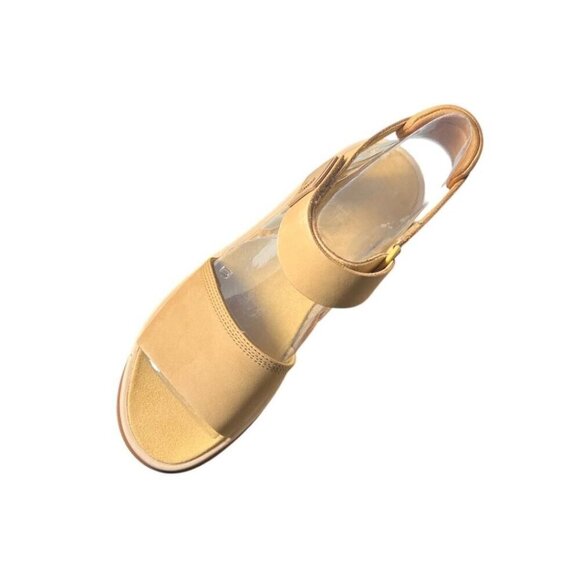 Timberland Womens Tan Suede Leather Strap Open Toe Lug Sole Sandals Sz 9 New - Picture 8 of 10